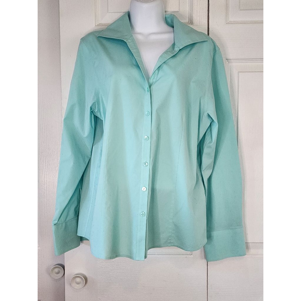Talbots Mint Greem Blouse